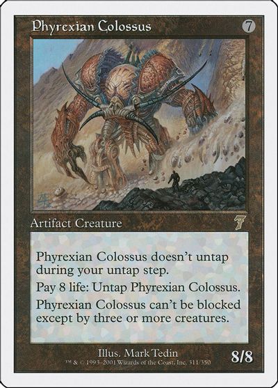 Phyrexian Colossus card art