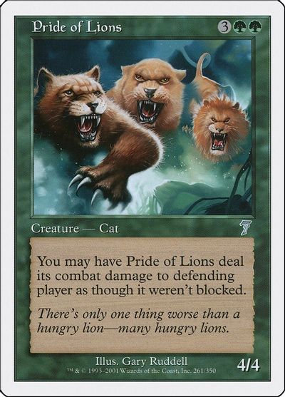 Pride of Lions card art