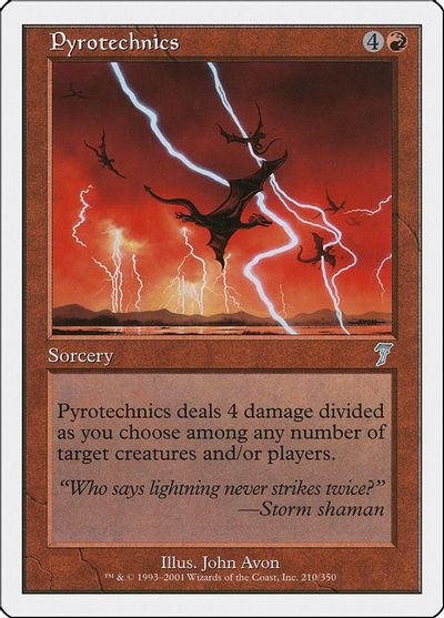 Pyrotechnics card art