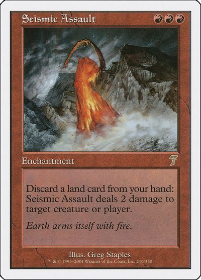 Seismic Assault card art