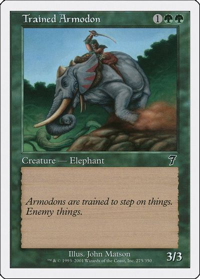Trained Armodon card art