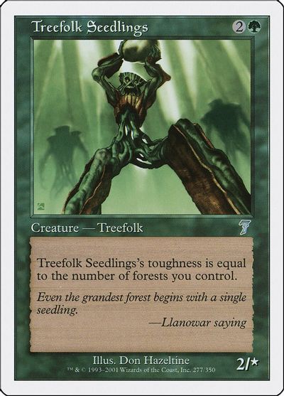 Treefolk Seedlings card art