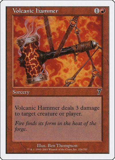 Volcanic Hammer card art