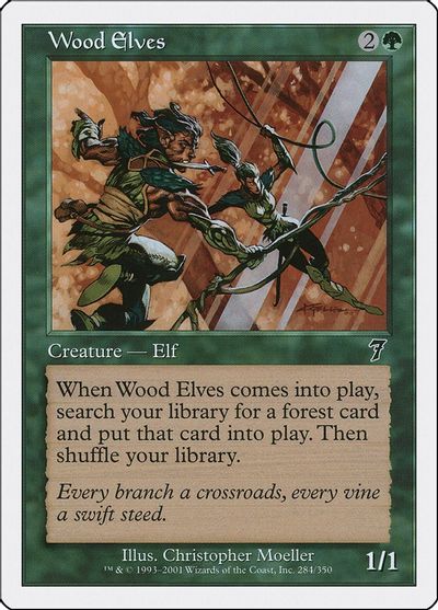 Wood Elves card art