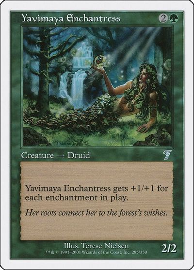 Yavimaya Enchantress card art