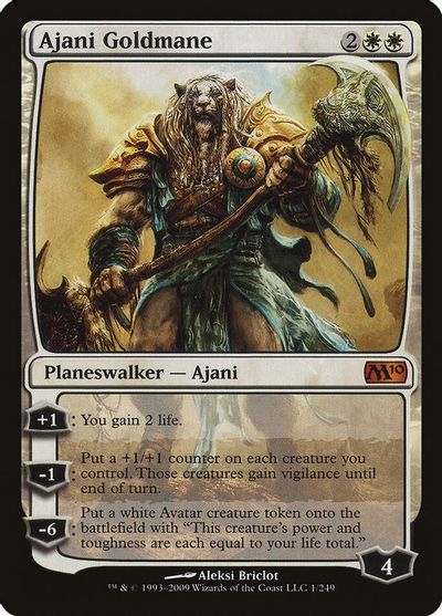 Ajani Goldmane card art