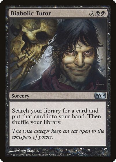 Diabolic Tutor card art