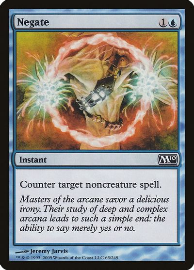 Negate card art