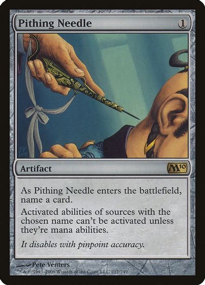Pithing Needle card art