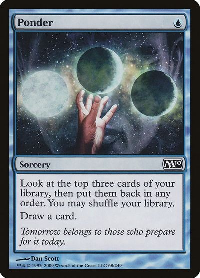 Ponder card art