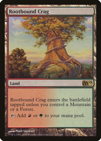 Rootbound Crag card art
