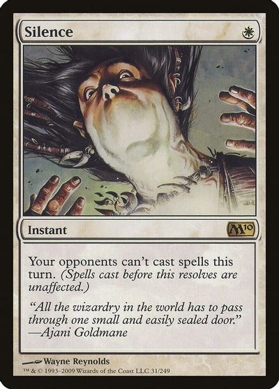 Silence card art