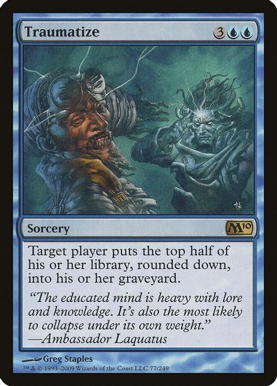 Traumatize card art