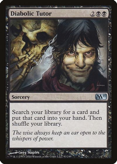 Diabolic Tutor card art