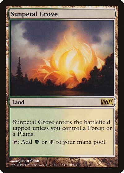 Sunpetal Grove card art