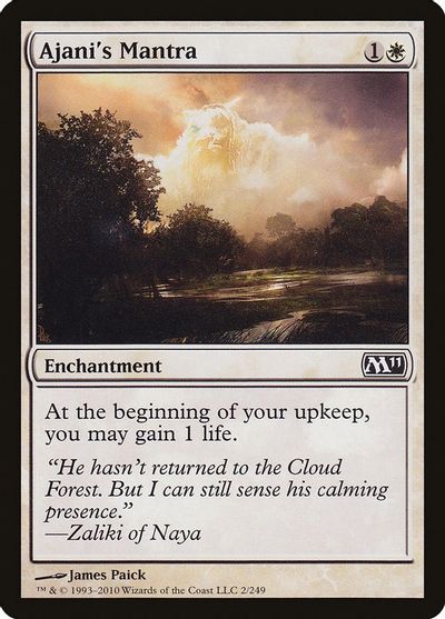 Ajani's Mantra card art