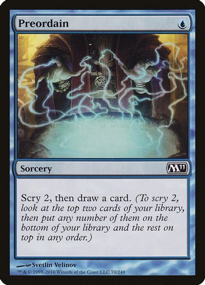 Preordain card art