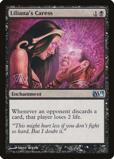 Liliana's Caress card art