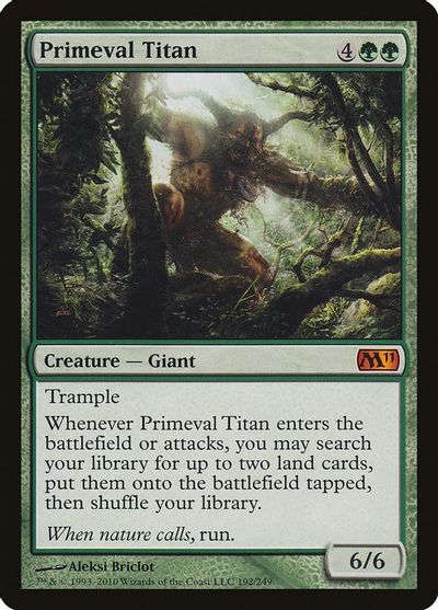 Primeval Titan card art