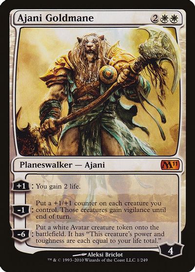 Ajani Goldmane card art
