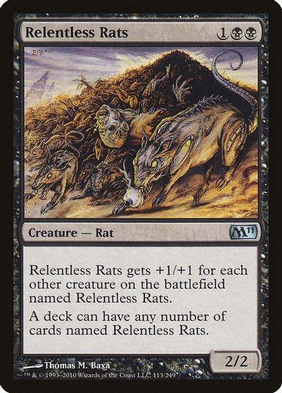 Relentless Rats card art
