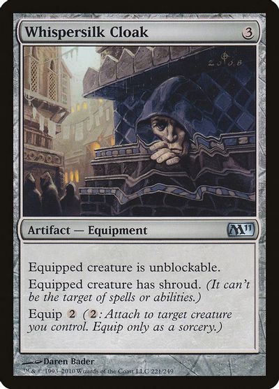 Whispersilk Cloak card art