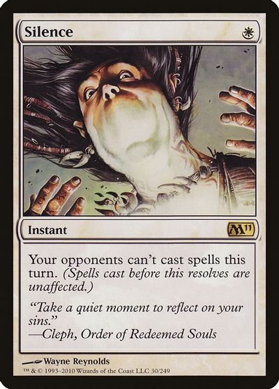 Silence card art