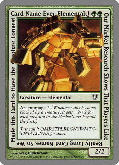 Our Market Research Shows That Players Like Really Long Card Names.... card art