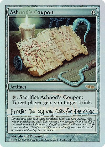 Ashnod's Coupon card art