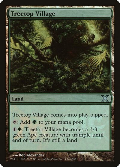 Treetop Village card art