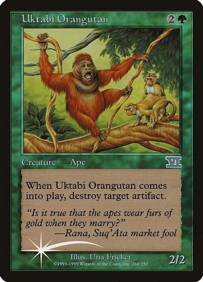 Uktabi Orangutan card art