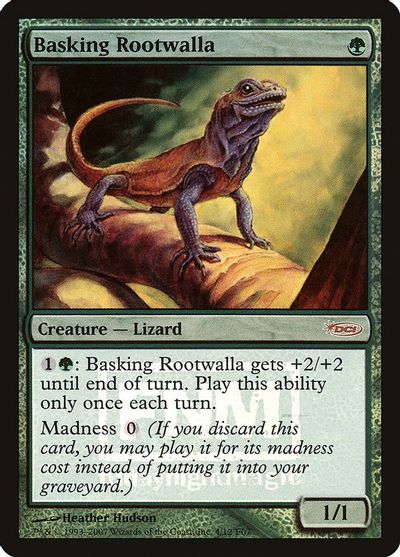 Basking Rootwalla card art