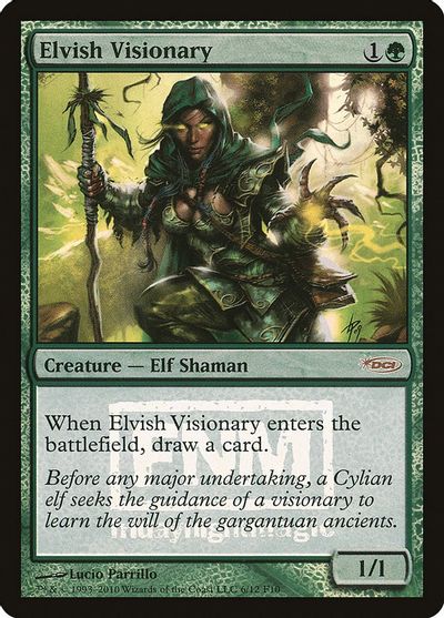 Elvish Visionary card art
