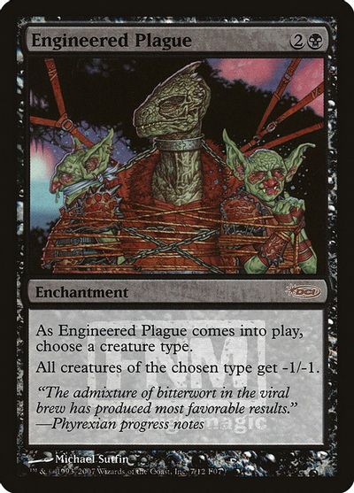 Engineered Plague card art
