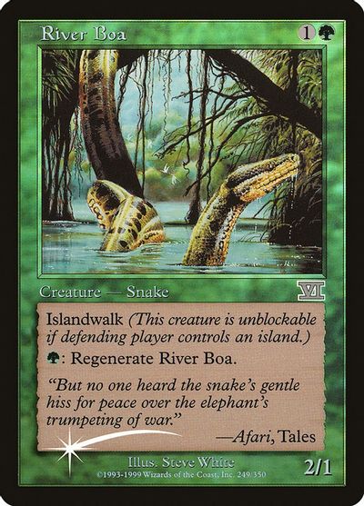 River Boa card art