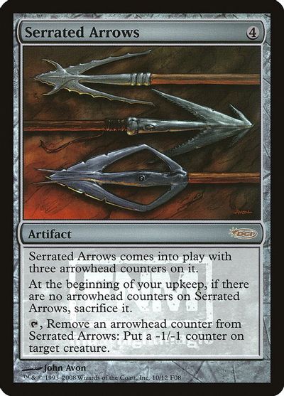 Serrated Arrows card art