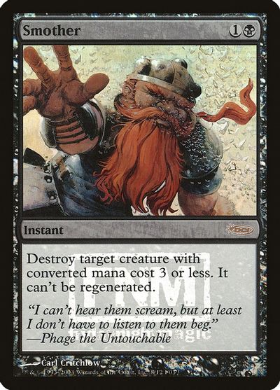Smother card art
