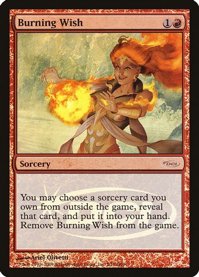 Burning Wish card art