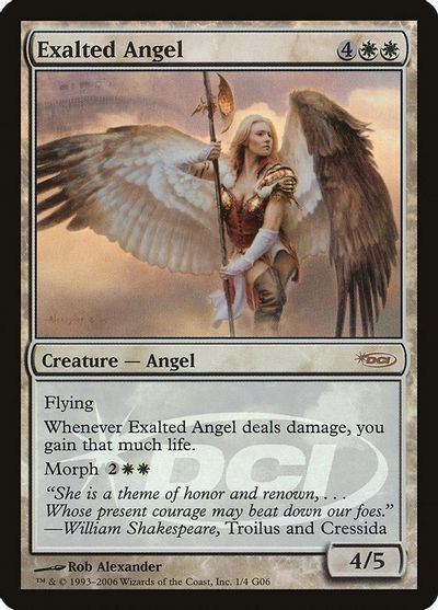 Exalted Angel card art