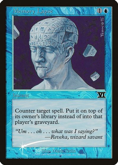 Memory Lapse card art