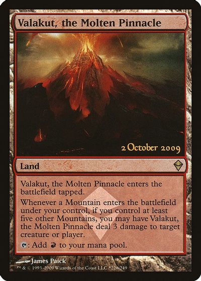 Valakut, the Molten Pinnacle card art