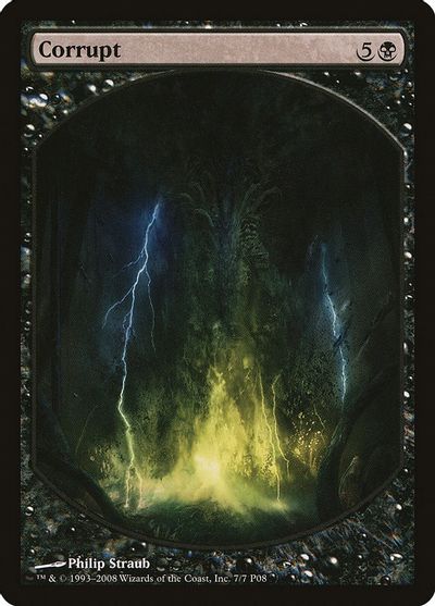 Corrupt card art