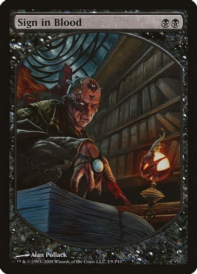 Sign in Blood card art