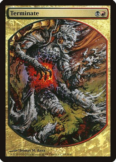 Terminate card art