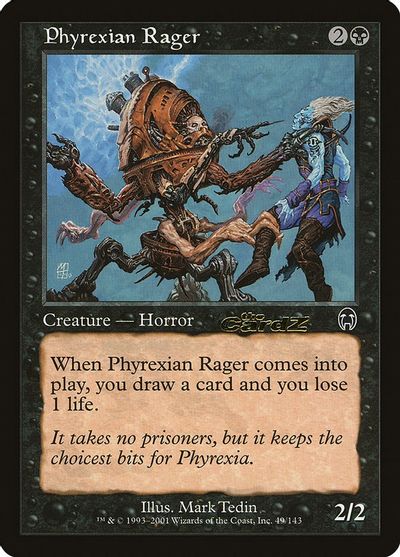 Phyrexian Rager card art