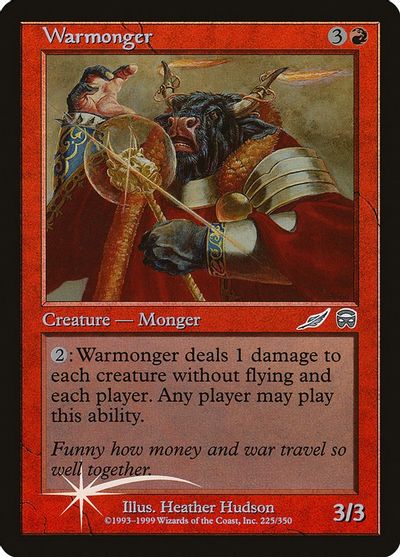 Warmonger card art