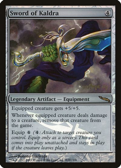 Sword of Kaldra card art