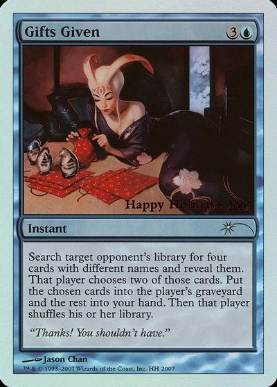 Gifts Given card art