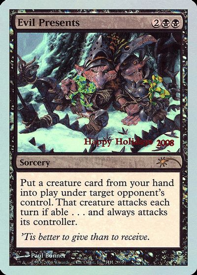 Evil Presents card art