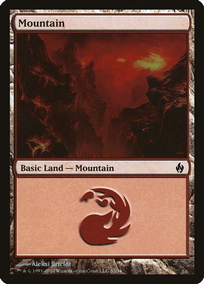 Mountain (32) card art